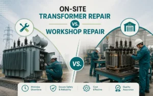 On-Site Transformer Repair vs. Workshop Repair: Pros and Cons 3 On-site vs workshop transformer repair: Cost, timeline, risk comparison for North East India