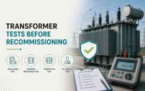 On-Site Transformer Repair vs. Workshop Repair: Pros and Cons 2 Transformer pre-energisation testing guide: 6 critical tests, their importance, and Prabha Power’s standards in North East India